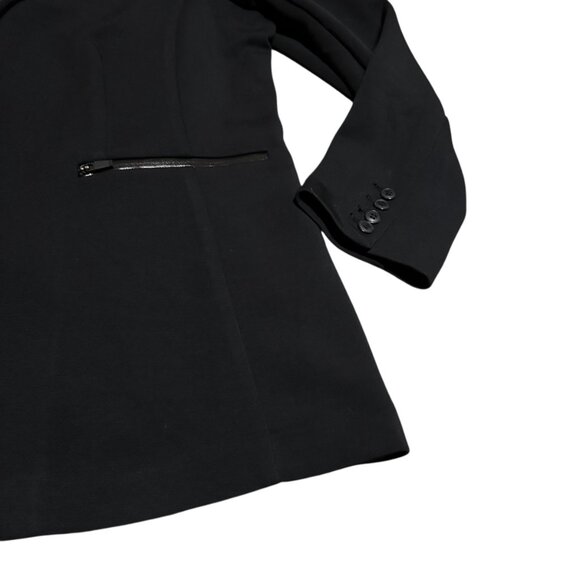 Lane Bryant Journey Black Blazer Button-Down Scuba Stretch Plus Size 22 Women's - Picture 6 of 14